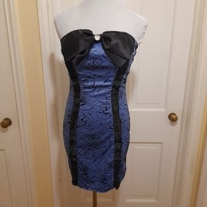 Mini Strapless Bow Dress Custom Made Size XS/S, NWOT, Never Worn